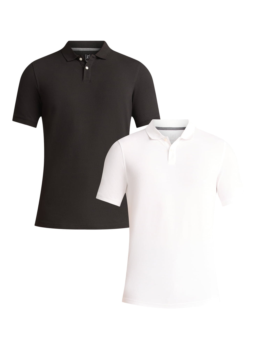 George Men's & Big Men's Active Fit 2-Pack Pique Polo Shirt, Sizes XS-3XL
